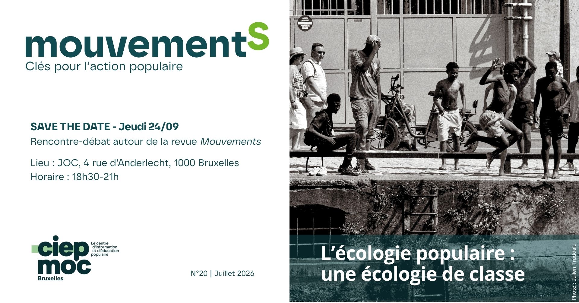 Rencontre-débat : L’écologie populaire une écologie de classe