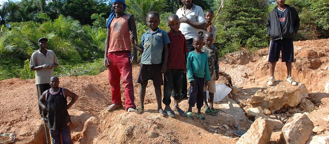 Les enfants dans les mines de la RDC