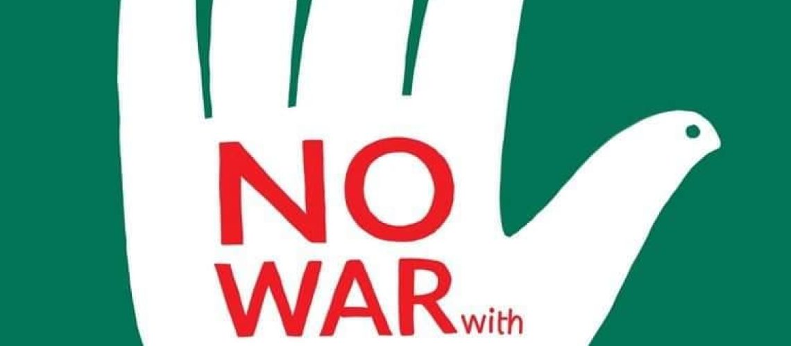 no a la guerre en iran